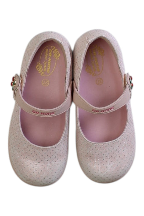 A Pink Flats from Dr. Kong in size 4T for girl. (Back View)