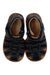 A Navy Sandals from Hampton Classics in size 3T for girl. (Back View)