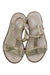 A Metallic Sandals from Jacadi in size 4T for girl. (Back View)