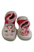 A Red Slippers from Collegien in size 4T for girl. (Back View)