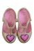 A Pink Sandals from Crocs in size 5T for girl. (Back View)