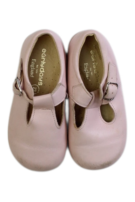 A Pink Dress Shoes from Early Days in size 18-24M for girl. (Back View)