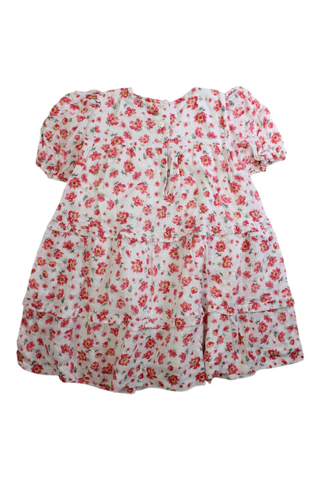 A Pink Short Sleeve Dresses from Polo Ralph Lauren in size 4T for girl. (Back View)