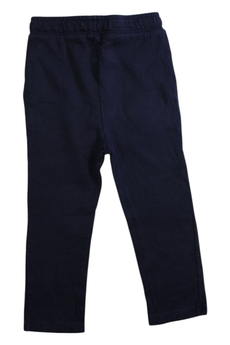 A Navy Sweatpants from Petit Bateau in size 4T for girl. (Back View)
