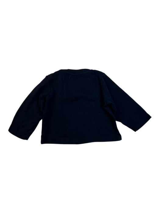 A Black Long Sleeve T Shirts from Jacadi in size 12-18M for boy. (Back View)