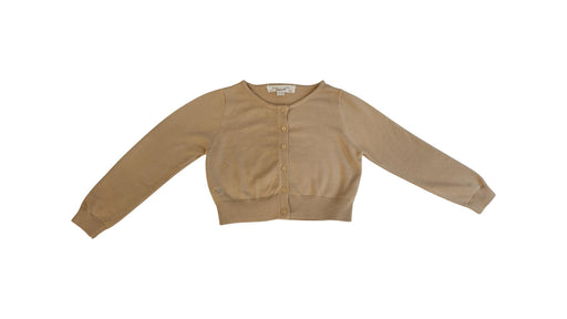 A Beige Cardigans from Château de Sable in size 4T for girl. (Front View)