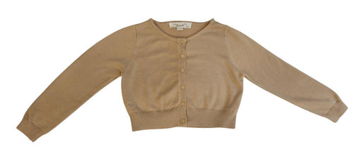 A Beige Cardigans from Château de Sable in size 4T for girl. (Front View)