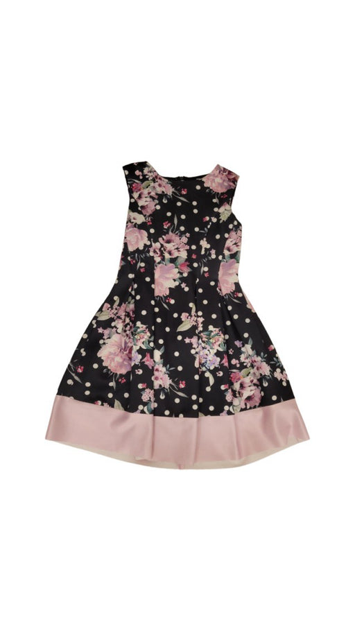 A Pink Sleeveless Dresses from Lipsy London in size 8Y for girl. (Front View)