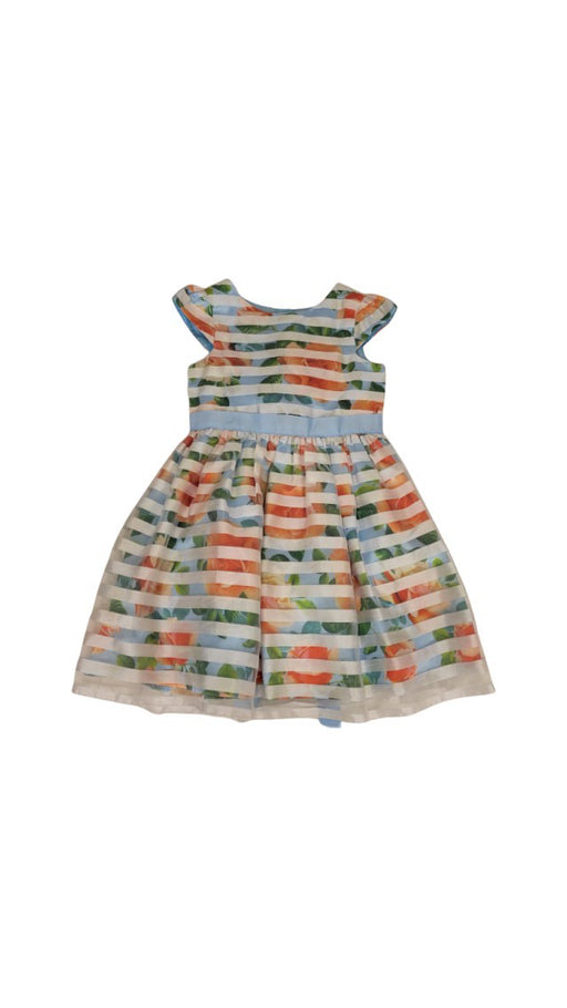 A Multicolour Short Sleeve Dresses from Origami in size 6T for girl. (Front View)