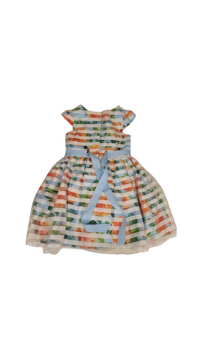 A Multicolour Short Sleeve Dresses from Origami in size 6T for girl. (Back View)