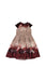 A Burgundy Short Sleeve Dresses from Lipsy London in size 8Y for girl. (Back View)