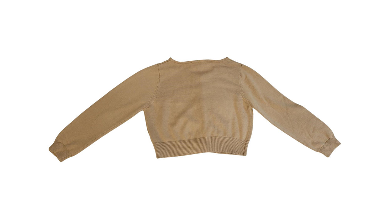 A Beige Cardigans from Château de Sable in size 4T for girl. (Back View)