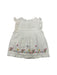 A White Sleeveless Tops from Jojo Maman Bébé in size 12-18M for girl. (Front View)