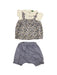 A White Shorts Sets from Ragmart in size 18-24M for girl. (Front View)