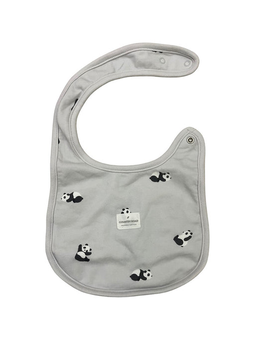 A Grey Bibs from Country Road in size 3-6M for neutral. (Front View)