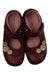 A Burgundy Flats from Start-Rite in size 4T for girl. (Back View)