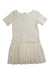 A Ivory Short Sleeve Dresses from Petit Bateau in size 4T for girl. (Back View)