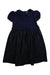A Navy Short Sleeve Dresses from Polo Ralph Lauren in size 4T for girl. (Front View)