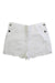 A White Shorts from Jacadi in size 6T for girl. (Front View)