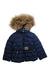 A Navy Puffer/Quilted Coats & Outerwear from Nicholas & Bears in size 3T for girl. (Front View)