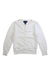 A White Cardigans from Polo Ralph Lauren in size 4T for girl. (Front View)