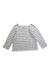 A White Long Sleeve Shirts from Petit Bateau in size 4T for neutral. (Front View)
