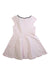A White Sleeveless Dresses from Jacadi in size 6T for girl. (Back View)