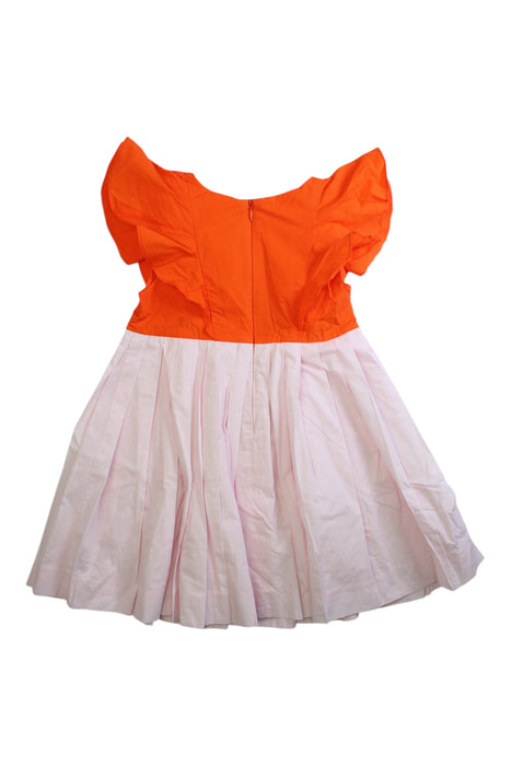 A Multicolour Sleeveless Dresses from Jacadi in size 5T for girl. (Back View)