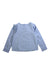 A Blue Long Sleeve Tops from Jacadi in size 5T for girl. (Front View)