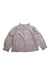 A Pink Long Sleeve Tops from Jacadi in size 5T for girl. (Front View)