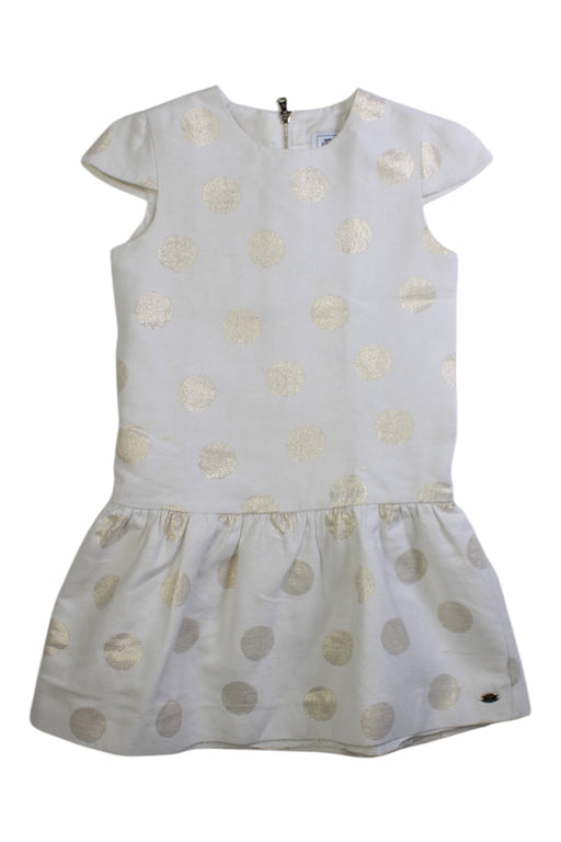 A Ivory Sleeveless Dresses from Tartine et Chocolat in size 5T for girl. (Front View)
