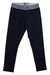 A Navy Leggings from Jacadi in size 6T for girl. (Front View)