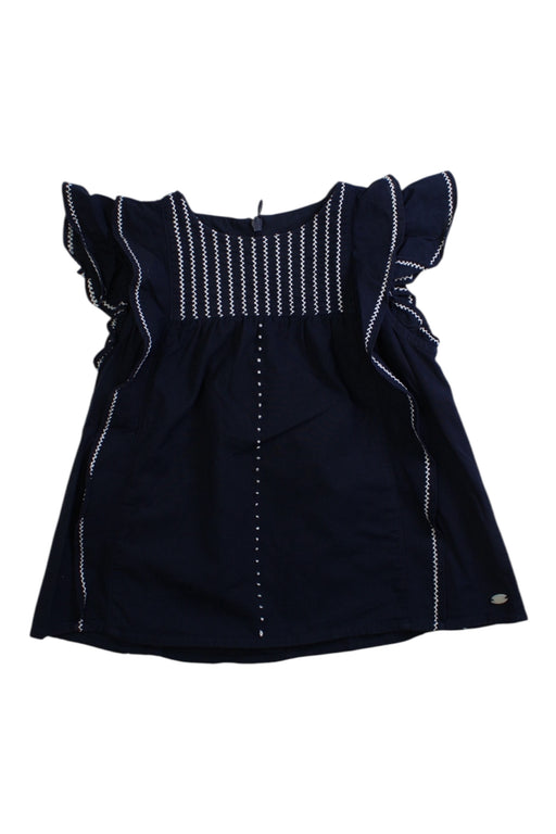 A Navy Sleeveless Tops from Tartine et Chocolat in size 5T for girl. (Front View)