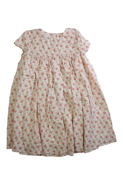 A Pink Short Sleeve Dresses from Polo Ralph Lauren in size 5T for girl. (Back View)
