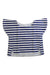 A Navy Sleeveless Tops from Jacadi in size 5T for girl. (Front View)