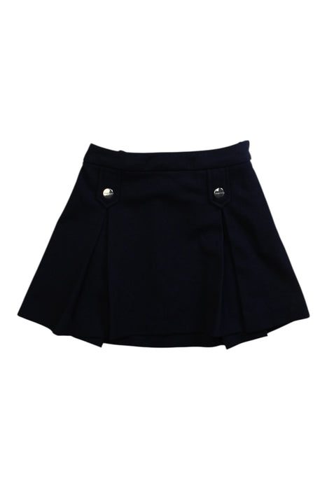 A Navy Short Skirts from Jacadi in size 5T for girl. (Front View)