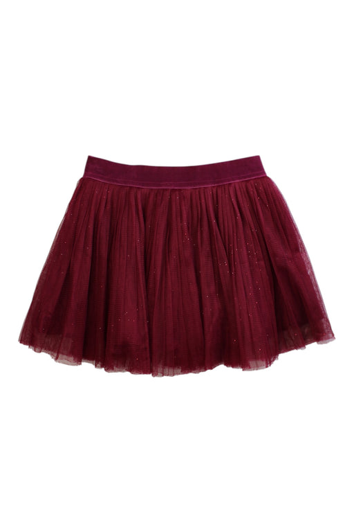 A Burgundy Tulle Skirts from Jacadi in size 4T for girl. (Front View)
