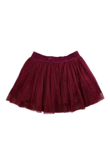 A Burgundy Tulle Skirts from Jacadi in size 4T for girl. (Back View)