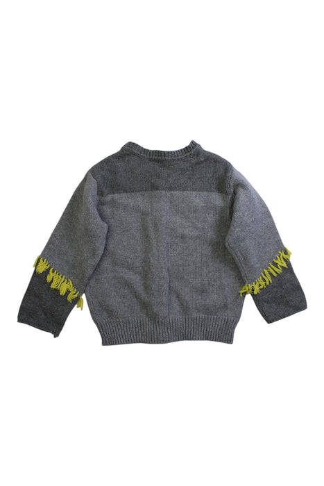 A Grey Cardigans from Stella McCartney in size 12-18M for girl. (Back View)