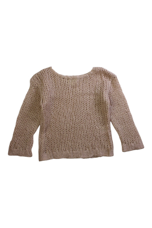 A Beige Knit Sweaters from Louis Louise in size 3T for girl. (Front View)