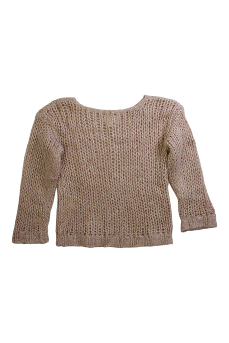 A Beige Knit Sweaters from Louis Louise in size 3T for girl. (Back View)