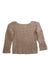 A Beige Knit Sweaters from Louis Louise in size 3T for girl. (Back View)