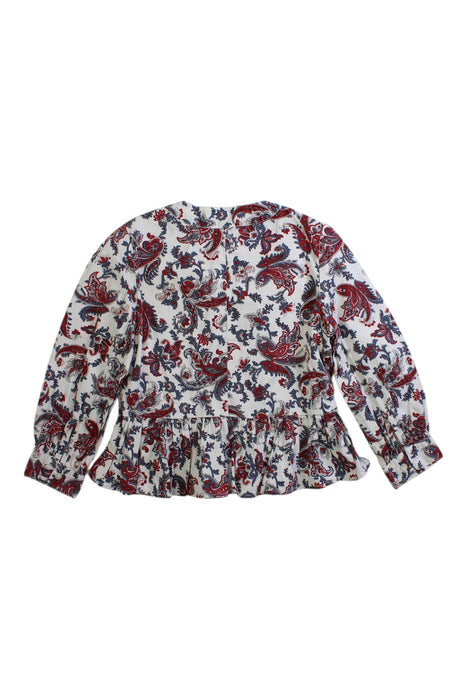 A Multicolour Long Sleeve Tops from Claudine in size 3T for girl. (Back View)