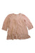 A Peach Long Sleeve Dresses from Dôen in size 4T for girl. (Front View)