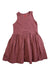A Burgundy Sleeveless Dresses from Bonton in size 6T for girl. (Front View)
