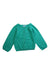 A Green Cardigans from Jacadi in size 3T for girl. (Front View)
