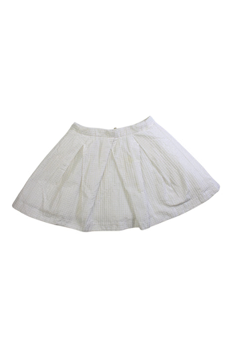 A White Short Skirts from Jacadi in size 5T for girl. (Front View)