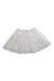 A White Short Skirts from Jacadi in size 5T for girl. (Front View)