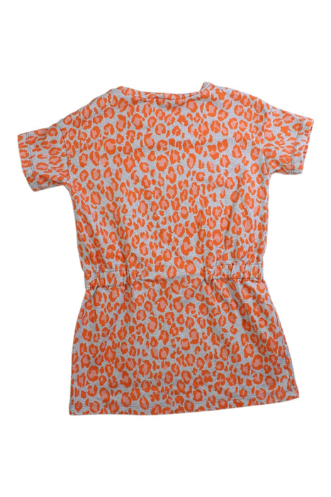 A Orange Short Sleeve Dresses from Kenzo in size 4T for girl. (Back View)