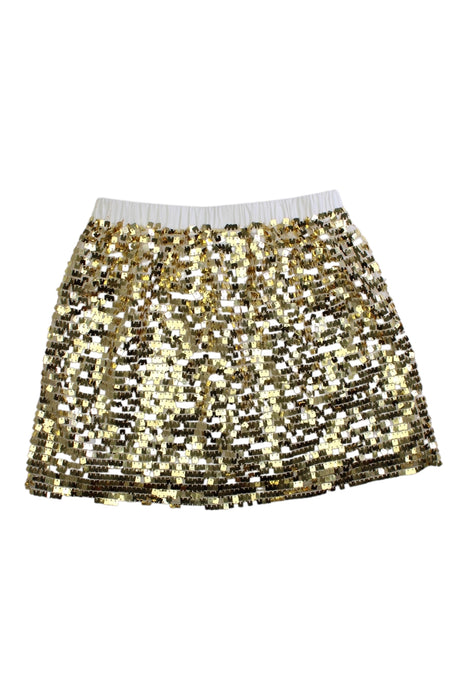 A Gold Short Skirts from Crewcuts in size 4T for girl. (Back View)